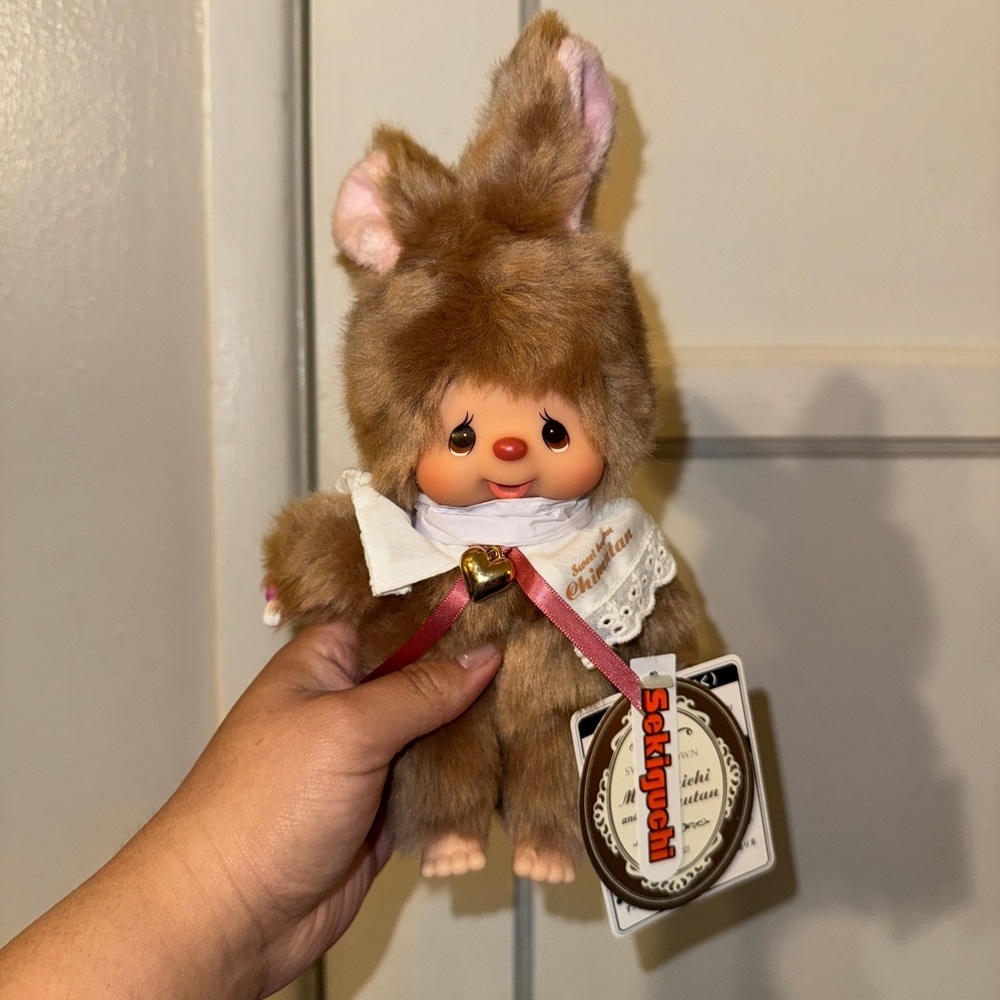 Sweet Brown Chimutan Monchhichi plush
